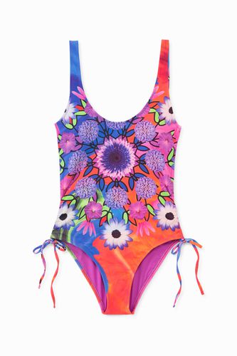 Arty floral print swimsuit - - S - Desigual - Modalova