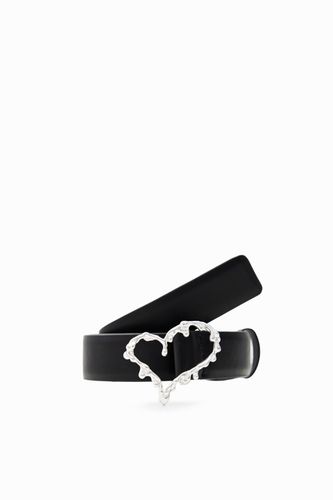 Zalio leather belt - BLACK - 85 - Desigual - Modalova