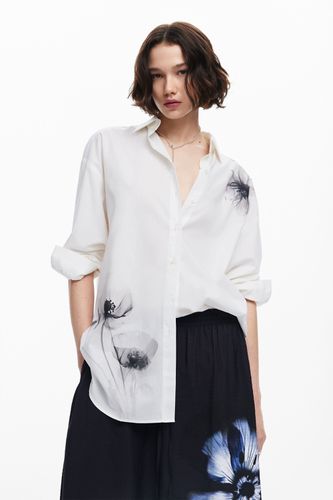 Poppy print shirt - WHITE - L/XL - Desigual - Modalova