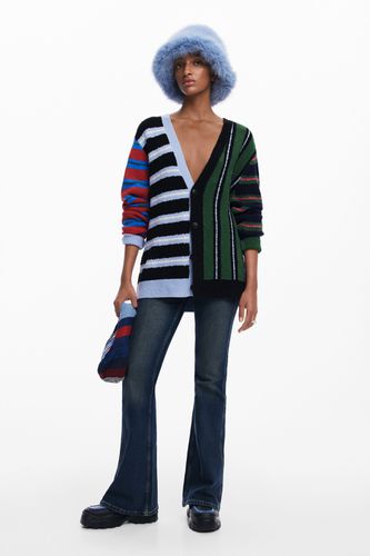 Striped knit cardigan - M - Desigual - Modalova