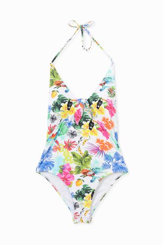 Tropical straps swimsuit - - M - Desigual - Modalova