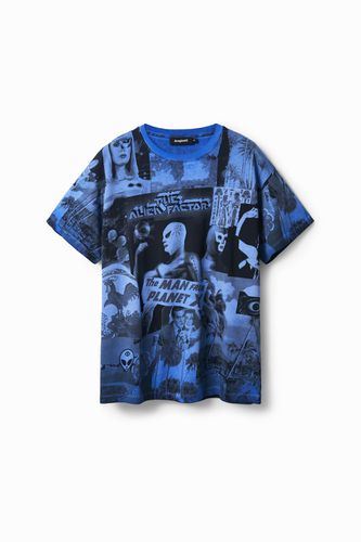 Alien collage T-shirt - BLUE - M - Desigual - Modalova