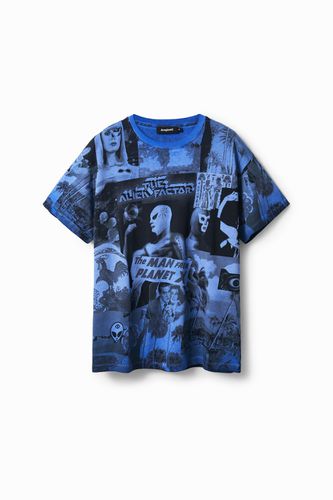 Camiseta collage aliens - BLUE - L - Desigual - Modalova