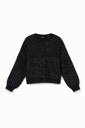 Chunky knit jumper braided - - L - Desigual - Modalova