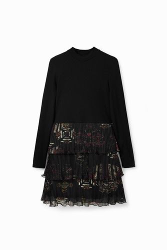 Robe courte plissée - Desigual - Modalova