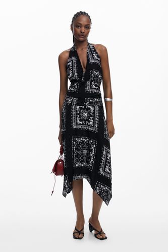 Bandana knot dress - BLACK - L - Desigual - Modalova