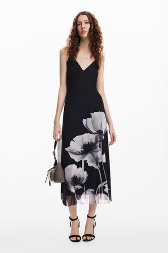 Poppy midi dress - BLACK - L - Desigual - Modalova