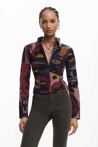 CAMISA MANGA LARGA - BLACK - M - Desigual - Modalova