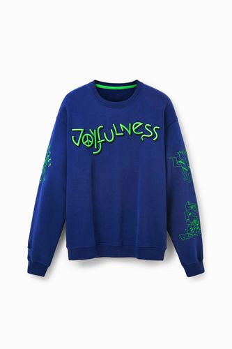 Oversize “Joyfulness” sweatshirt - - L - Desigual - Modalova