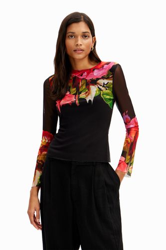 Camiseta flores tropicales - Desigual - Modalova