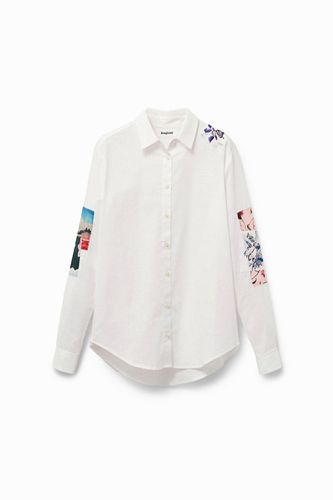 Camisa patch - WHITE - L - Desigual - Modalova