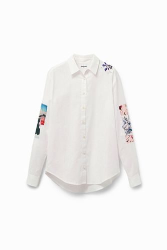 Camisa patch - WHITE - XS - Desigual - Modalova