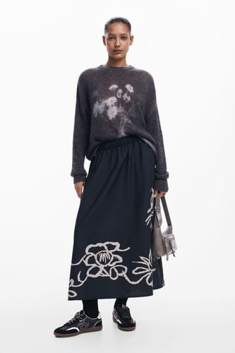 Long floral skirt - BLACK - XS - Desigual - Modalova