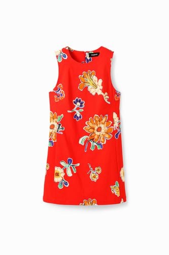 Short slim floral dress - RED - XS - Desigual - Modalova