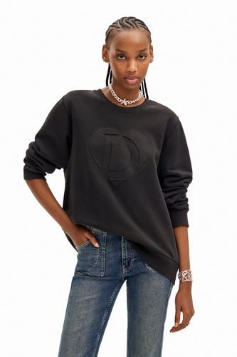 Embossed imagotype sweatshirt - - L - Desigual - Modalova