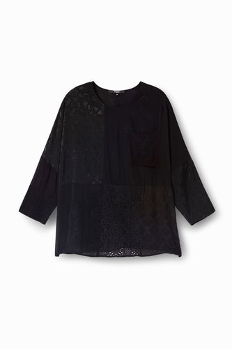 Oversize blouse sheer fabric - - S - Desigual - Modalova