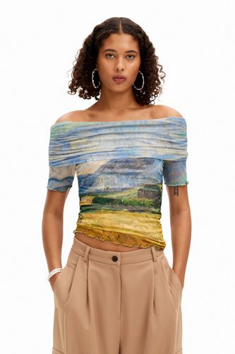 Camiseta bandeau Van Gogh - Desigual - Modalova