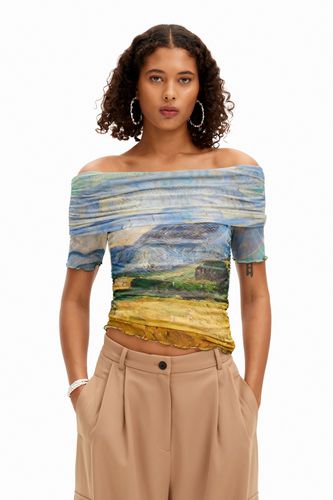 Claude Monet bandeau T-shirt - - S - Desigual - Modalova