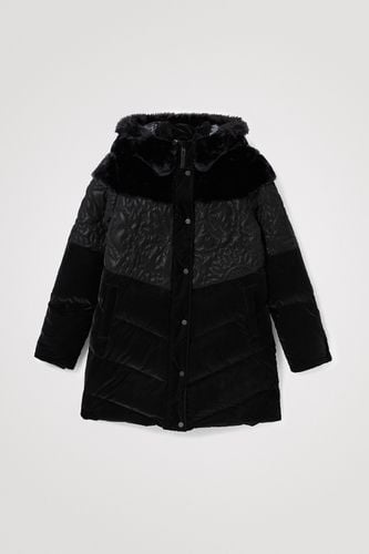 Long padded jacket - BLACK - M - Desigual - Modalova