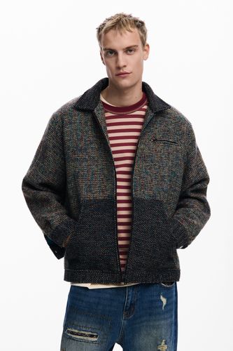 Veste à poches chinée - Desigual - Modalova