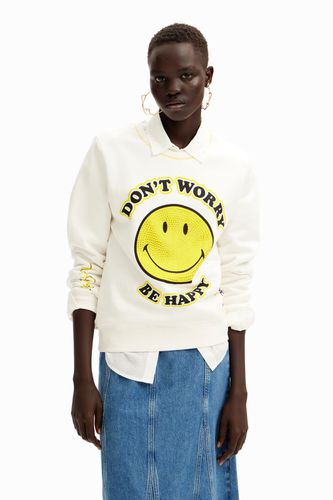 Smiley Originals ® strass sweatshirt - - XXL - Desigual - Modalova