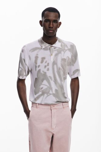 Polo à manches courtes abstrait - Desigual - Modalova