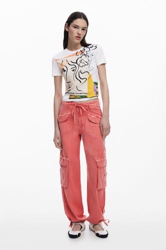 Pantalón cargo - RED - XS - Desigual - Modalova