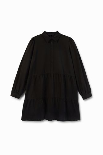Vestido camisero corto - BLACK - M - Desigual - Modalova