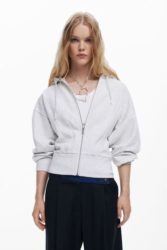 Plain hoodie - BLACK - S - Desigual - Modalova