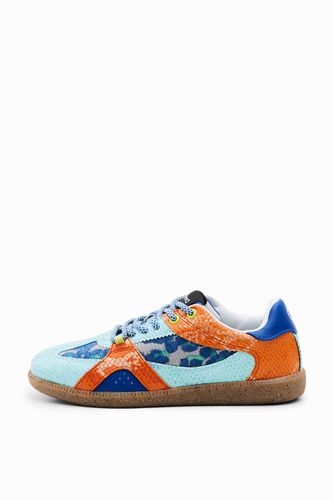 Retro multicoloured patchwork sneakers - - 37 - Desigual - Modalova