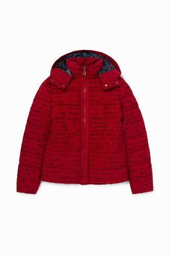 Slim padded short jacket - RED - S - Desigual - Modalova