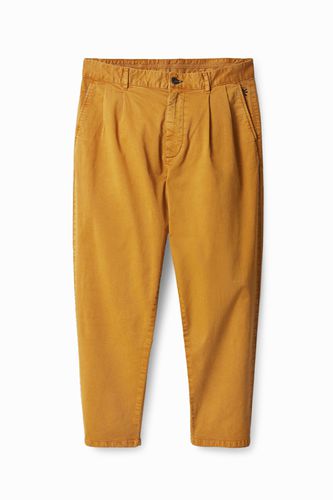 Comfy chino trousers - YELLOW - 28 - Desigual - Modalova