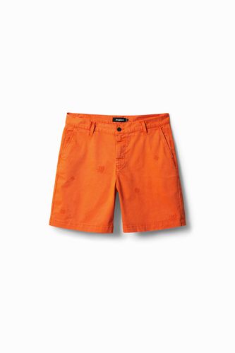 Embroidered Bermuda shorts - - 34 - Desigual - Modalova