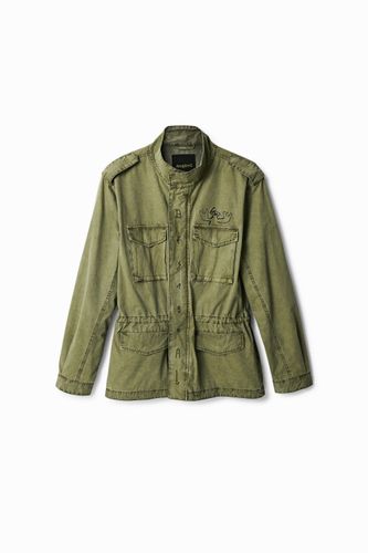 Parka militar bolsillos - GREEN - L - Desigual - Modalova