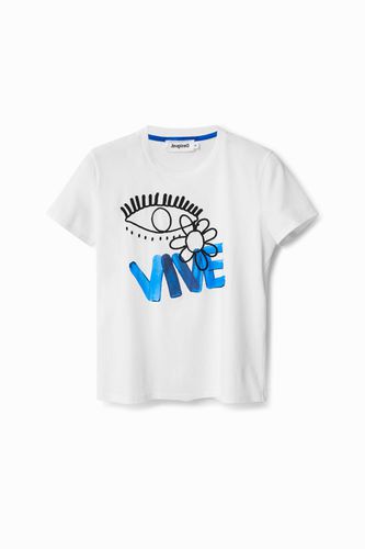 “Vive” T-shirt - WHITE - XL - Desigual - Modalova