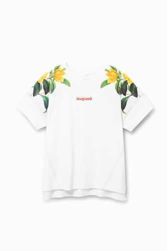 Camiseta floral 100% algodón - Desigual - Modalova