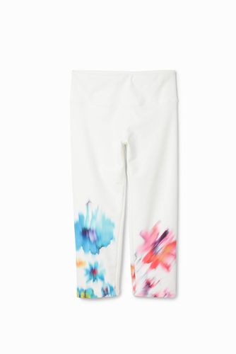 Sport floral cropped leggings - - XL - Desigual - Modalova
