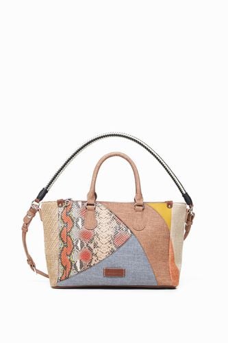 Mosaic handbag - WHITE - U - Desigual - Modalova