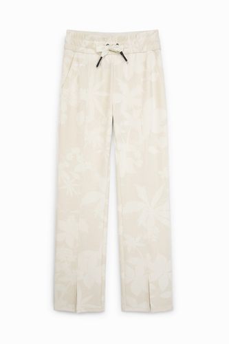 Pantalón ancho confort con cordón - Desigual - Modalova