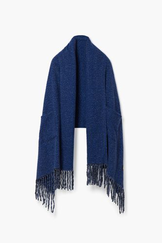 Long two-tone scarf - BLUE - U - Desigual - Modalova