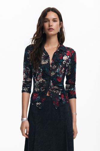 Camiseta tul estampado floral - Desigual - Modalova