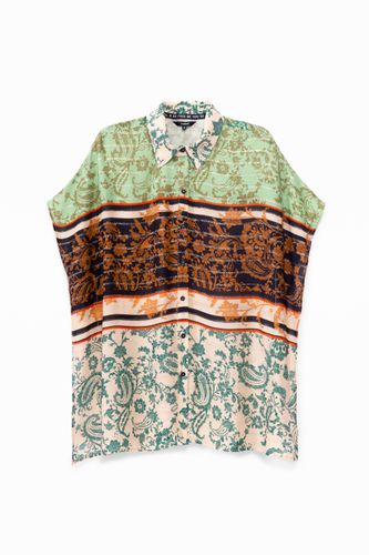 Boho floral shirt - GREEN - M - Desigual - Modalova
