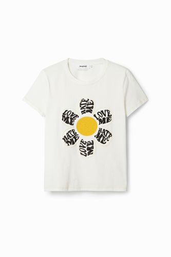 Camiseta parche margarita - XS - Desigual - Modalova