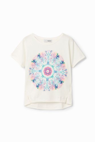 Camiseta orgánica con mandala floral - Desigual - Modalova