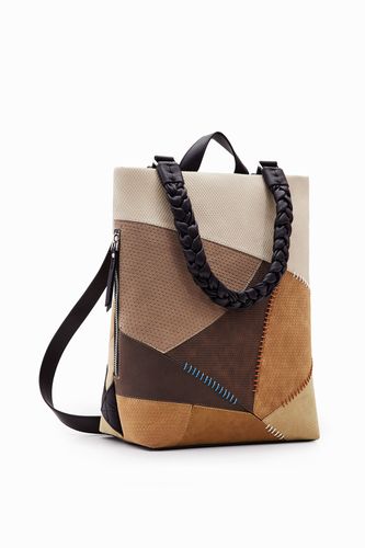 Multi-position patchwork backpack - - U - Desigual - Modalova