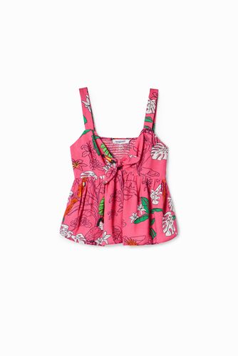 Top tirantes tropical - RED - L - Desigual - Modalova