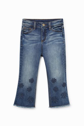 Cropped flared jeans - BLUE - 13/14 - Desigual - Modalova