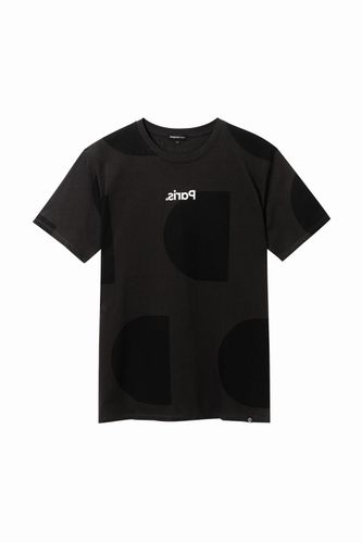 Paris Monogram T-shirt - BLACK - S - Desigual - Modalova