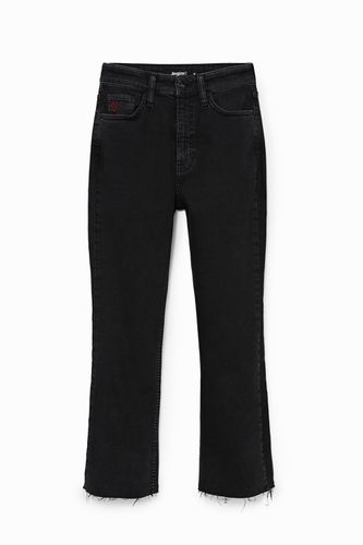Flared cropped jeans - BLACK - 42 - Desigual - Modalova