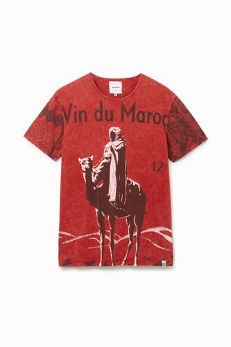 Vin du Marroc T-shirt - RED - S - Desigual - Modalova